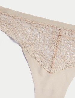 3pk Body Soft™ Lace Thongs