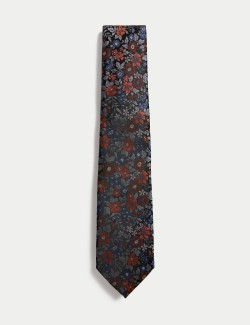 Floral Pure Silk Tie