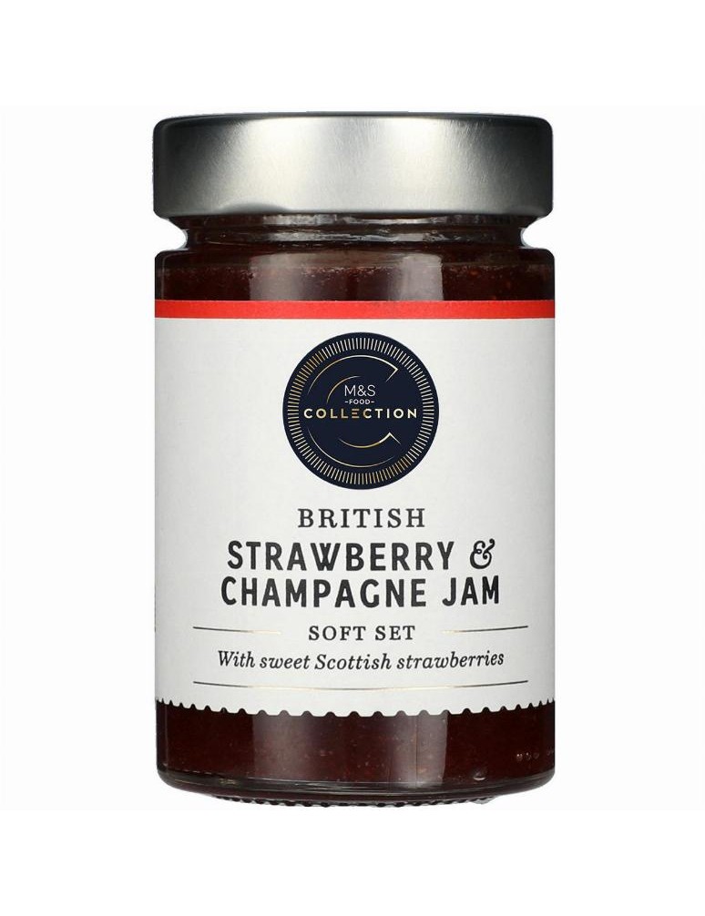 Jahodový extra džem se šampaňským