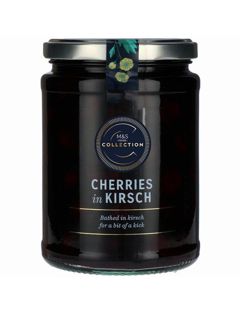 Černé třešně v sirupu s třešňovým likérem