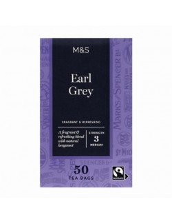 Porcovaný čaj Earl Grey, 50 čajových sáčků balených v ochranné atmosféře
