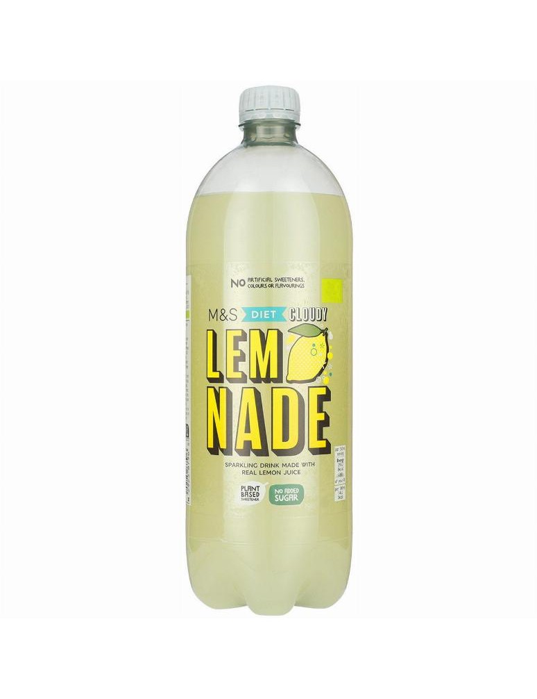 Perlivý nízkokalorický nápoj s citrónovou příchutí, se sladidlem