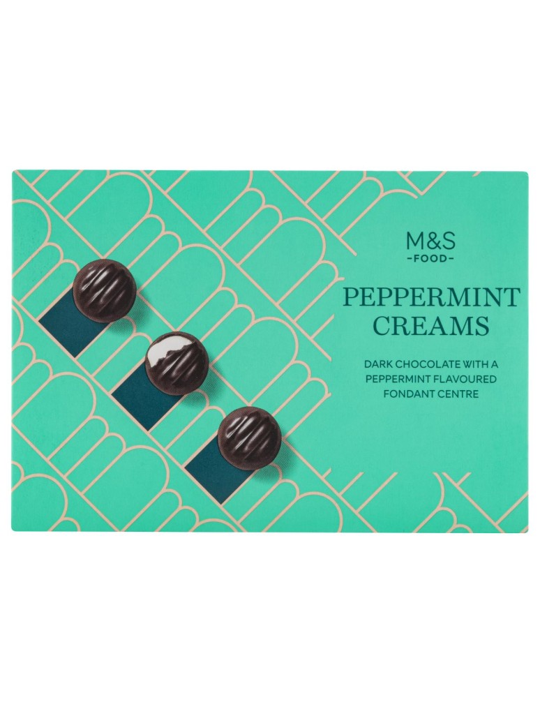 Pralinky z hořké čokolády s fondánovou náplní s mátovou příchutí