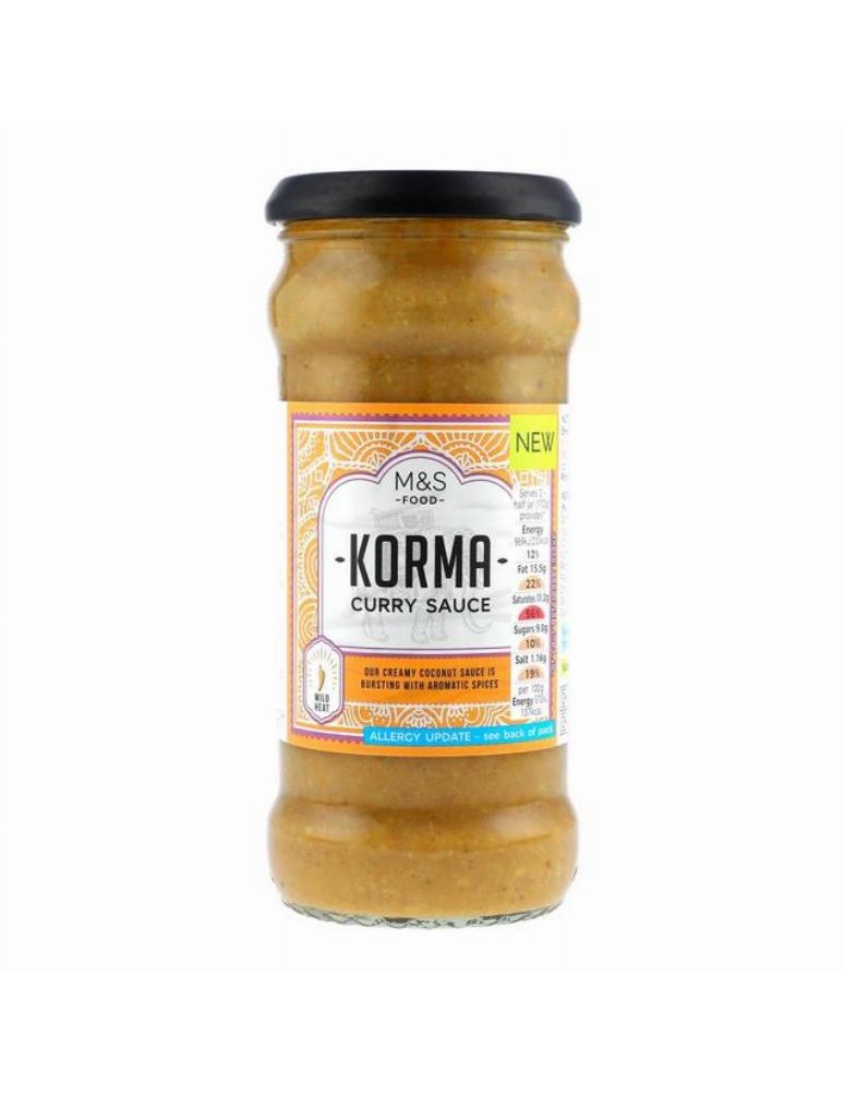 Mírně pálivá krémová kari omáčka s kokosem a jogurtem