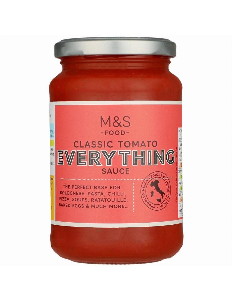 Rajčatová omáčka s mrkví, cibulí, česnekem, bylinkami a kořením pro univerzální použití