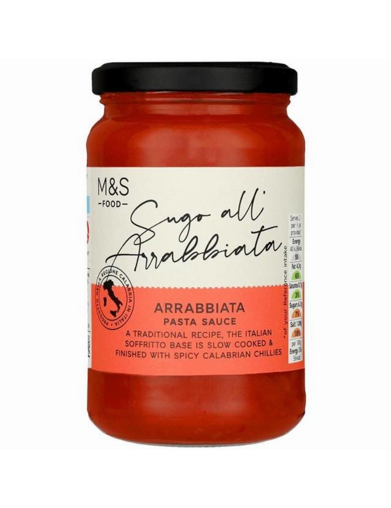 Pikantní rajčatová omáčka na těstoviny s červenými chilli papričkami a italským extra panenským olivovým olejem (3,5%)