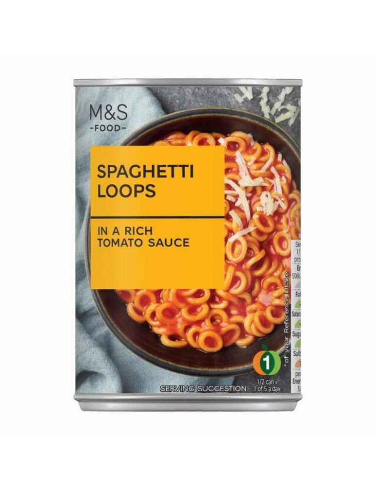 Špagetové kroužky v rajčatové omáčce