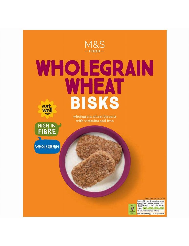 24 celozrnných sušenek s přidanými vitamíny a železem