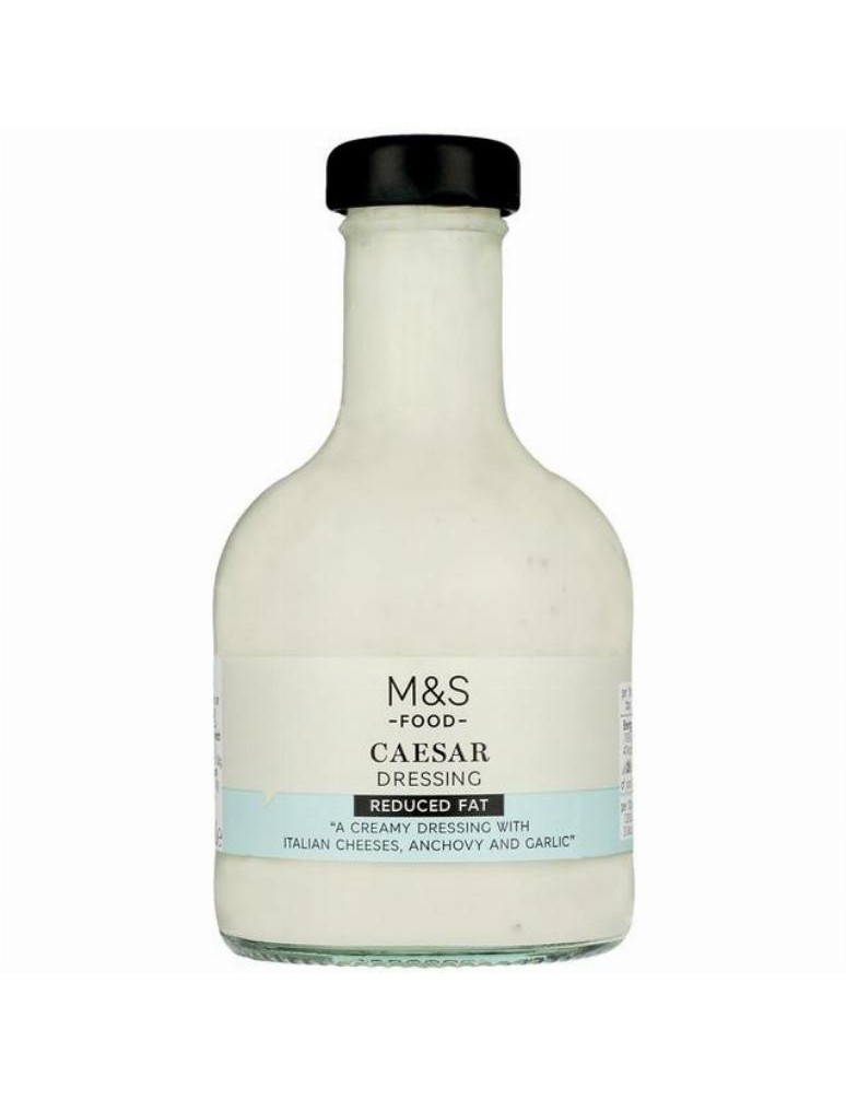 Dresink s řepkovým olejem, italským tvrdým sýrem, worcestrovou omáčkou a pastou z ančoviček, se sníženým obsahem tuku