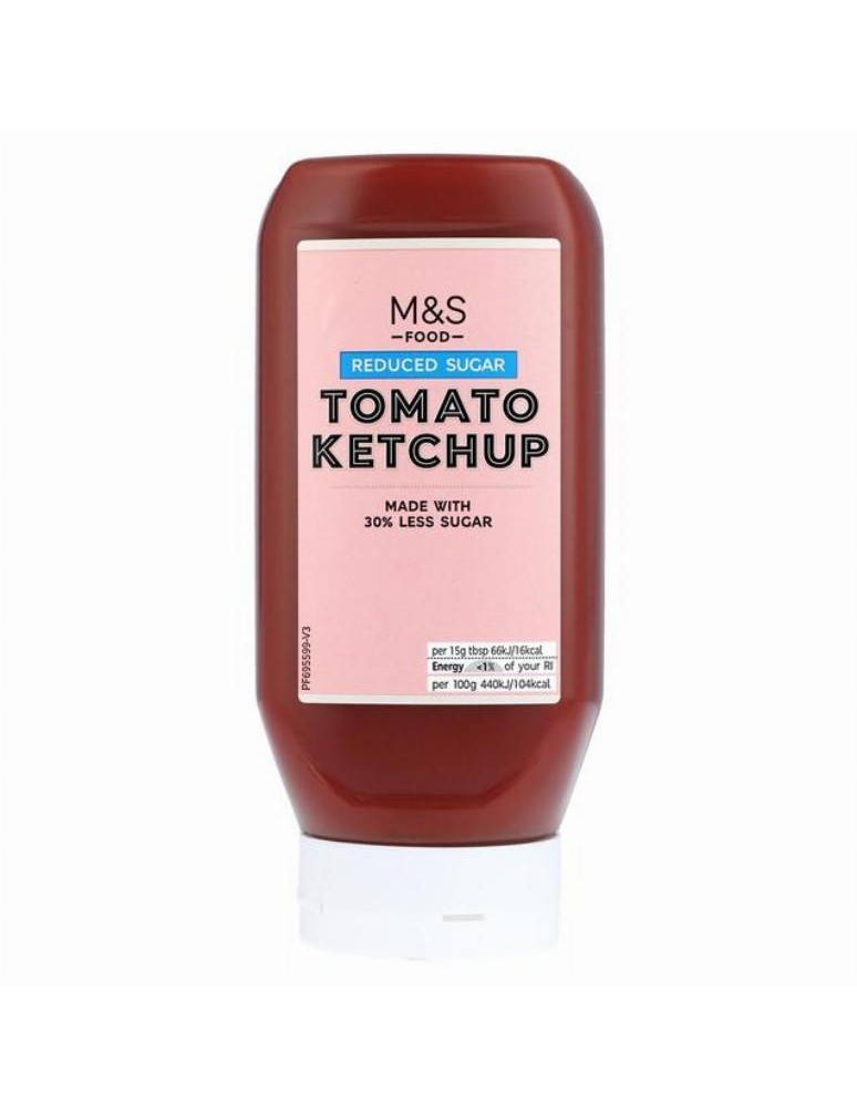 Rajčatový kečup se sníženým obsahem cukru