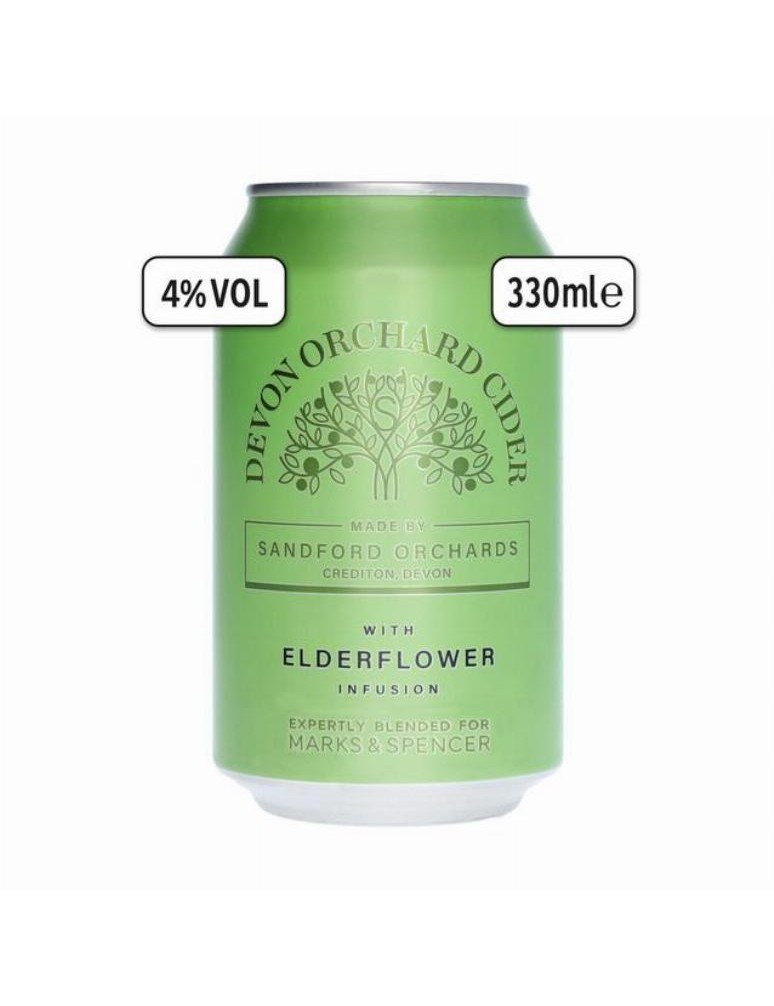 Zkvašený jablečný mošt s vyluhovaným extraktem z bezových květů