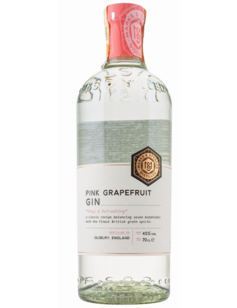 Gin s příchutí růžových grapefruitů