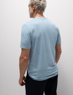 Tričko ke krku z čisté bavlny