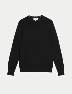 Pure Extra Fine Merino Wool Crew Neck Jumper