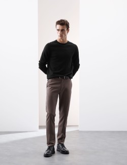 Pure Extra Fine Merino Wool Crew Neck Jumper