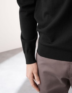 Pure Extra Fine Merino Wool Crew Neck Jumper