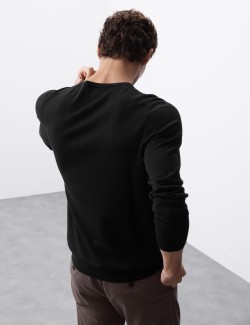 Pure Extra Fine Merino Wool Crew Neck Jumper