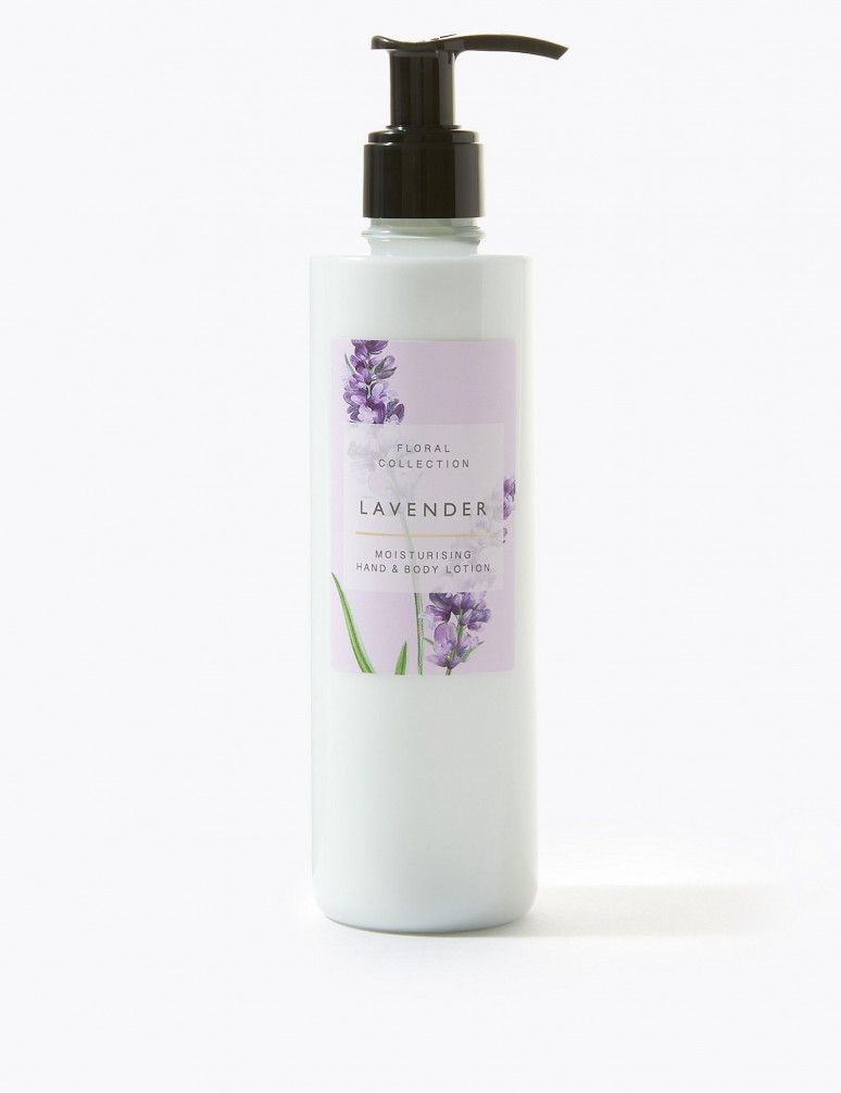 Hydratační mléko na tělo a ruce s vůní levandule z kolekce Floral Collection – 250 ml