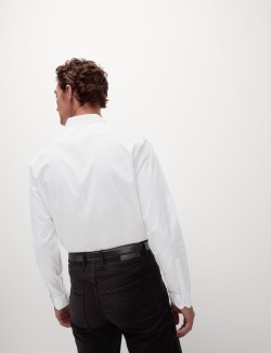 Košile z čisté bavlny, normální střih, snadné žehlení