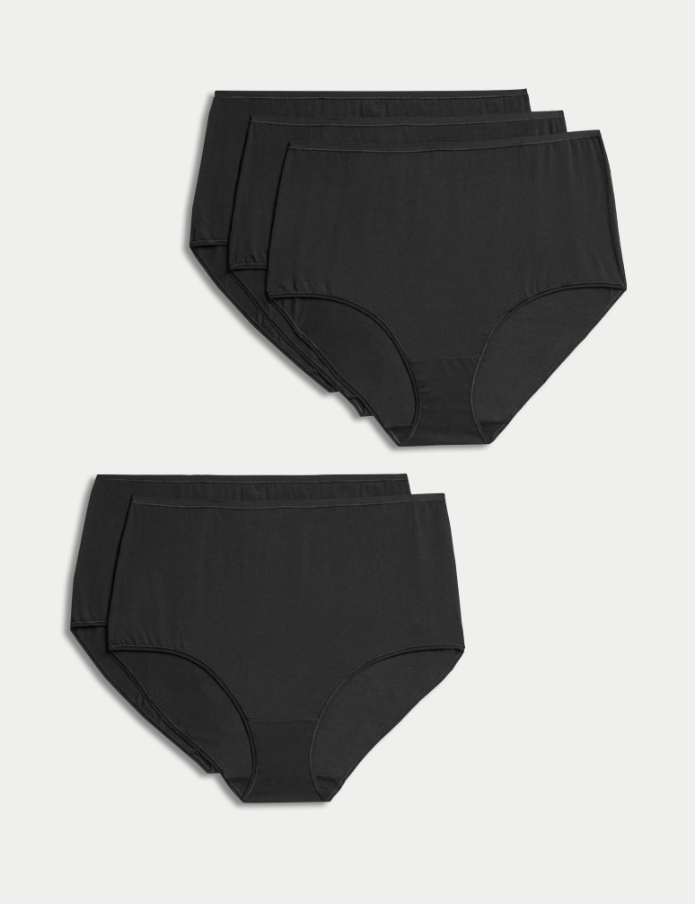 5pk No VPL Cotton Modal Full Briefs