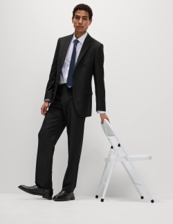 Oblekové sako se strečem, klasický střih