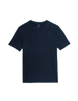 Tričko ke krku, úzký střih, z čisté bavlny