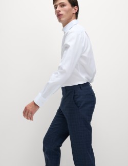 Texturovaná košile normálního střihu z čisté bavlny s nežehlivou úpravou