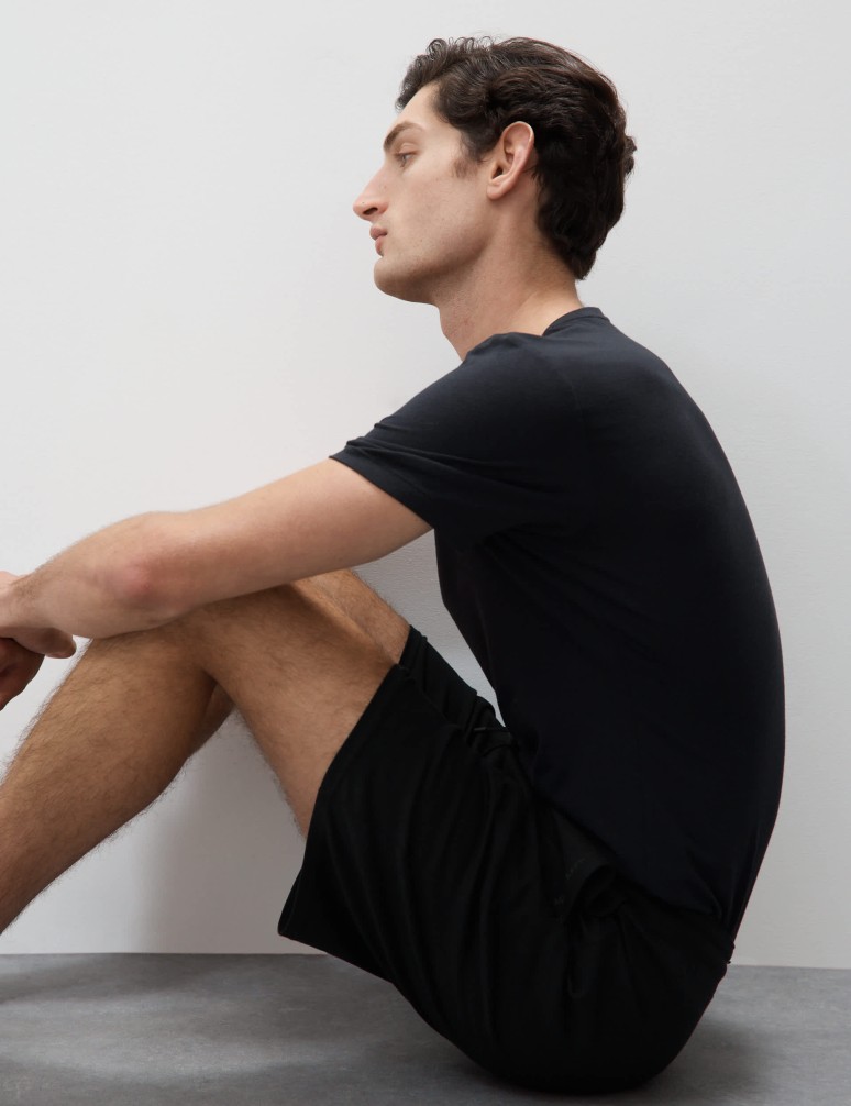 Pyžamové šortky z bavlny Supima® a modalu