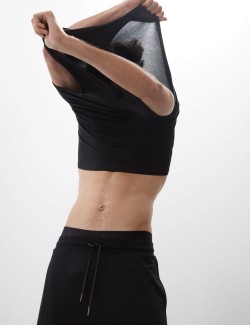 Tílko bez rukávů z bavlny Supima® a modalu