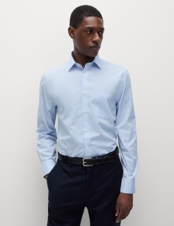 Košile úzkého střihu ze směsi bavlny, 3 ks