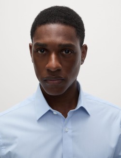 Košile úzkého střihu ze směsi bavlny, 3 ks