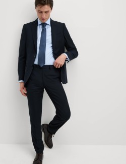 Tailored Fit Luxury Cotton Double Cuff Twill Shirt