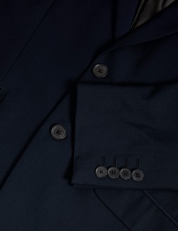 Tailored Fit Wool Blend Suit Jacket