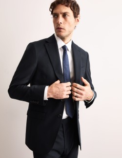 Oblekové sako mírně zúženého střihu, z čisté vlny