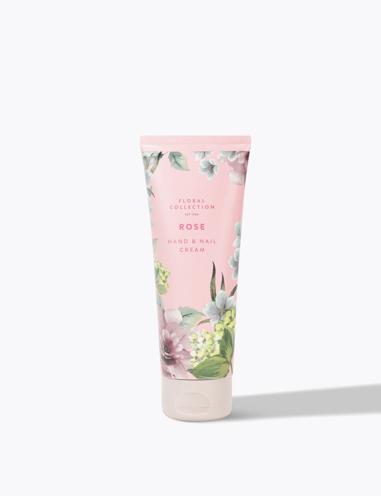 Krém na ruce a nehty Rose z květinové kolekce, 100 ml