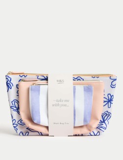 Sada tří kosmetických taštiček