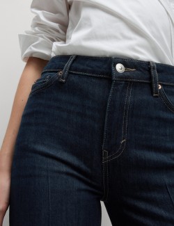 Mid Rise Flared Jeans