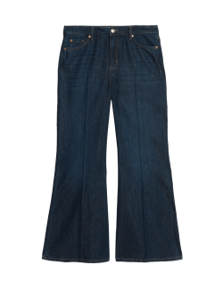 Mid Rise Flared Jeans