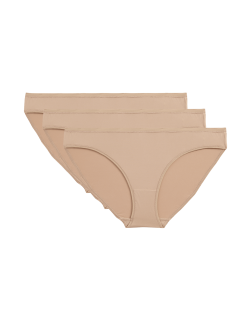 5pk No VPL Microfibre Low Rise Bikini Knickers