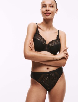 3pk Amelia Lace High Leg Knickers