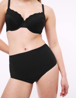 Vysoce savé menstruační bezešvé kalhotky do pasu, 3 ks