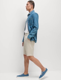 Strečové chino šortky, normální střih