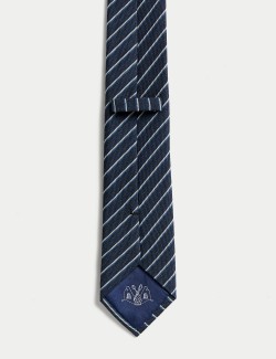 Striped Wool Rich Tie