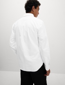 Košile Oxford úzkého střihu, z čisté bavlny