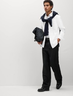 Košile Oxford úzkého střihu, z čisté bavlny