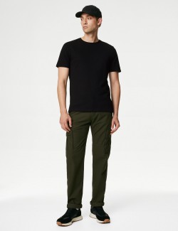 Tričko ke krku z čisté bavlny