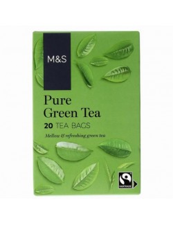 Zelený čaj, 20 nálevových sáčků balených ve fólii