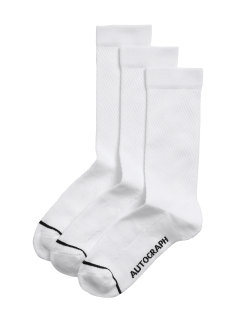 3pk Pima Cotton Blend Sport Socks