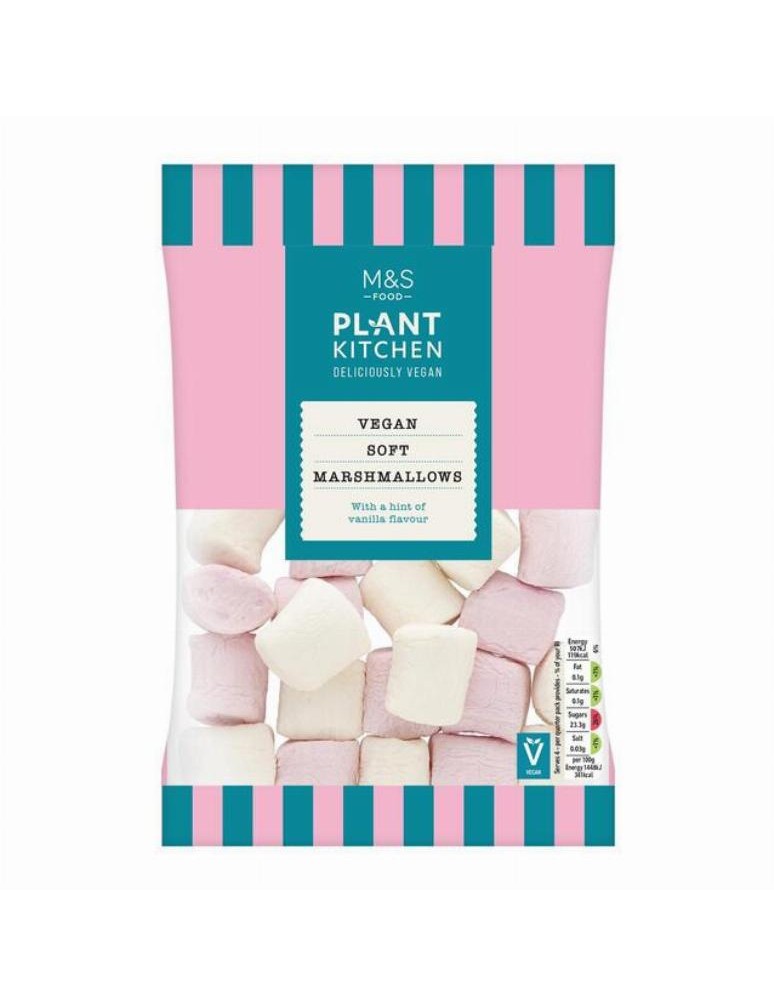 Pěnové bonbóny marshmallow s vanilkovou příchutí