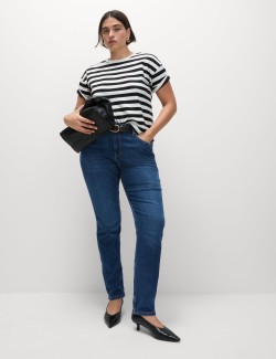 Džíny Lily úzkého střihu se strečem